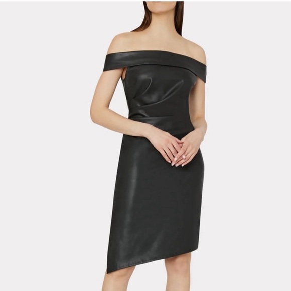Milly Ally Vegan Leather Dress NWT size 2 - Picture 2 of 9